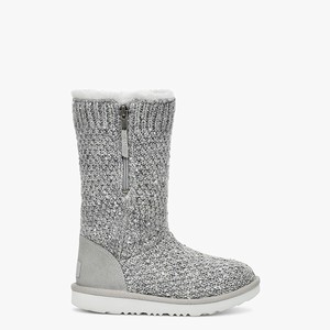 Ugg Sequin Knit Klassiska Stövlar Barn Grå (325740ZSG)